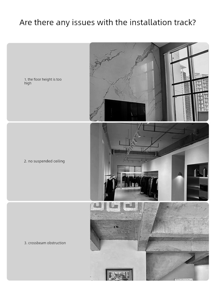 Clothing Store, Supermarket, Exhibition Hall Commercial Spotlight Track Light Rail-Mounted Surface-Mounted Cob Ultra-Bright Spotlight with Extendable Boom