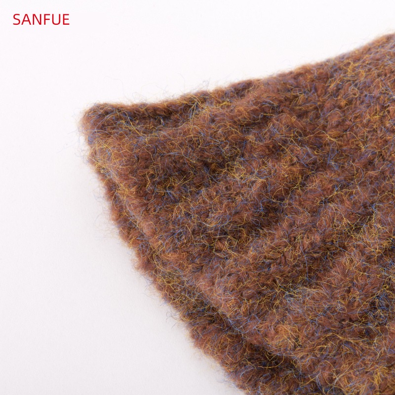 Sanfu Retro Jiahua knitting Easy to match Watermelon cap
