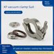 Vacuum clamp joint stainless steel KF clamp bracket seal ring blind plate quick installation bracket O-ring KF16 accessories
