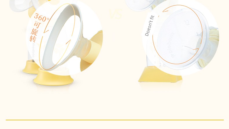 Medele Electric Sweet Cup Breast Pump Fittings — 7