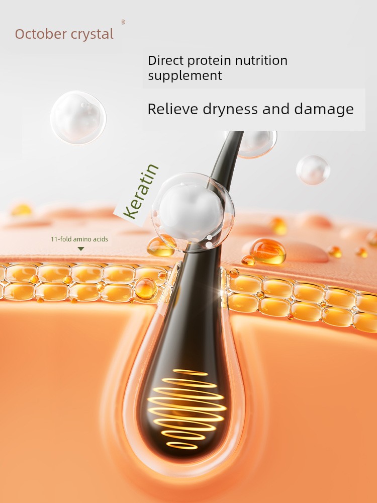 October Crystal Flower Delight Hair Mask for Pre-Pregnancy: Smooth and Silky, Improves Frizz, Hair Care, Moisturizing, Nourishing, Anti-Hair Breakage — 2