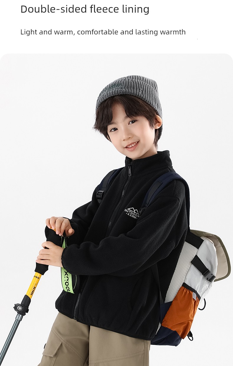 Little Elephant Ham Children's Clothing Kids' Mountain Adventure Softshell Jacket Boys' Waterproof Clothing 2026 Autumn New Trend — 15