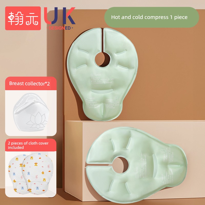 Breast Hot and Cold Compress Pads for Breast Engorgement, Breast Massage, Breast Cold Compress Patch, Postpartum Ice Pack for Unblocking Ducts — 4