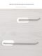 Kitchen tissue rack without punching cabinet roll paper rack storage rack for kitchen tissue plastic wrap rag storage rack