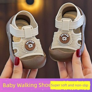 Baby Boy Sandals Summer New Style 0-1-2 Years Old 3-Year-Old Infant Soft-Soled Walking Shoes Children's Closed-Toe Non-S