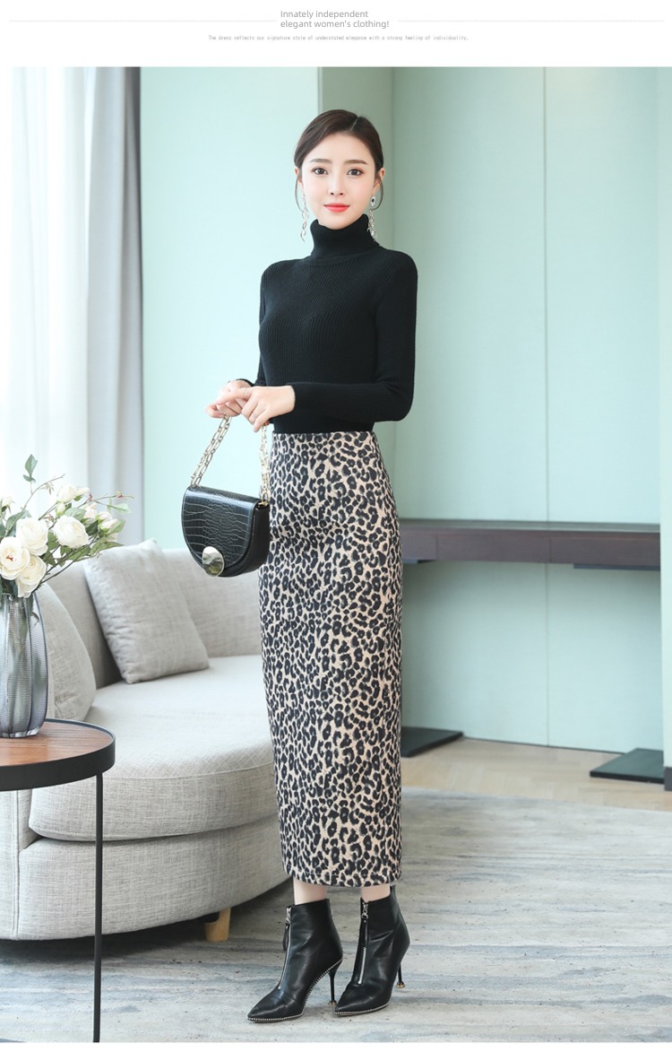Fork a step Self-cultivation have more cash than can be accounted for Leopard Print Wool skirt