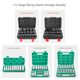 Blow molding big flying sleeve box wrench hardware tool empty box storage box set auto repair tool box portable