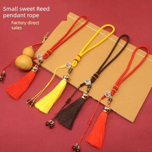 Gourd Lanyard Tassel Pendant Handmade DIY Gourd Pendant Rope Car Lanyard Hand Toy Gourd Pendant Rope