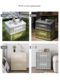 Outdoor storage box Large capacity camping folding box Multi-function camping van storage box trunk sorting box