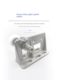 Cold storage door rail wheel electric sliding door guide rail upper guide pulley bearing sliding door stainless steel upper hanging wheel