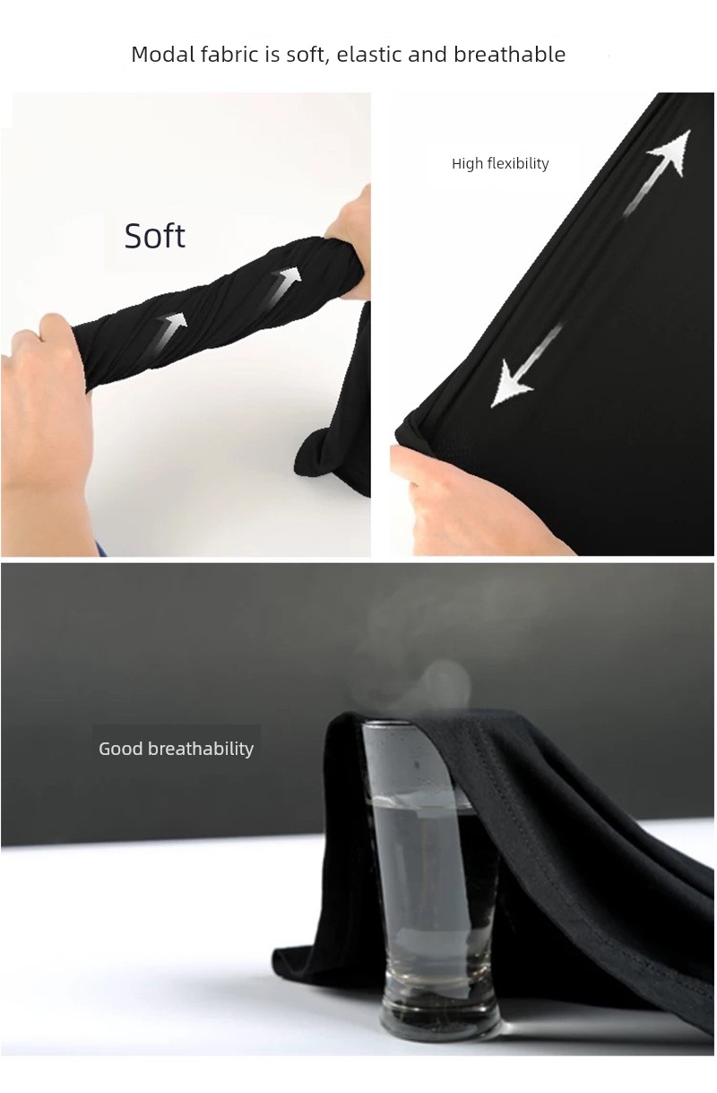 Maternity Pants for Summer, Modal Thin Style, Large Size, Non-Tightening, Belly-Supporting Long Pants, Suitable for Wearing Outside, Maternity Leggings — 6