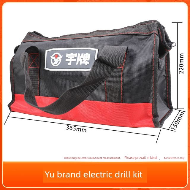 Dongkeko Wang Bonuo Xiaohuyu brand tool kit wrench chainsaw drill angle grinder hand cloth bag handbag shoulder bag