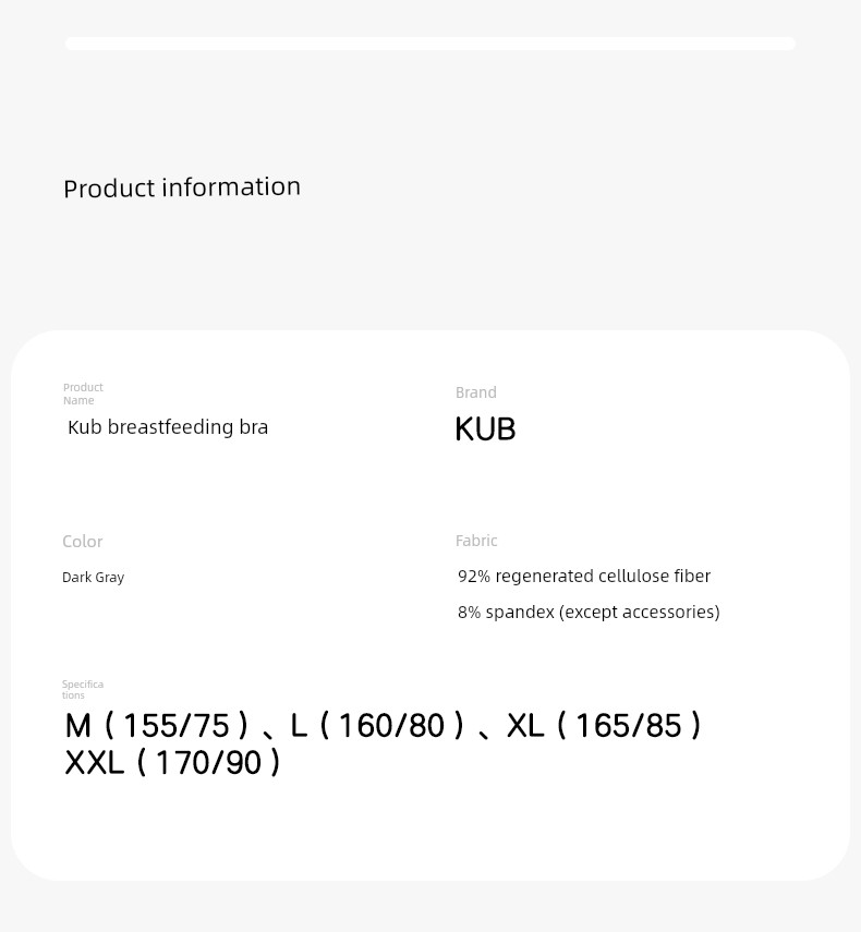 Koyobi Nursing Bra Bamboo Fiber Deep Sleep Postpartum Breastfeeding Special Ultra-Soft Maternity Nursing Bra — 13