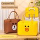 Cartoon bag travel bag storage handbag large capacity children's duffle bag trolley bag luggage felt bag lightweight