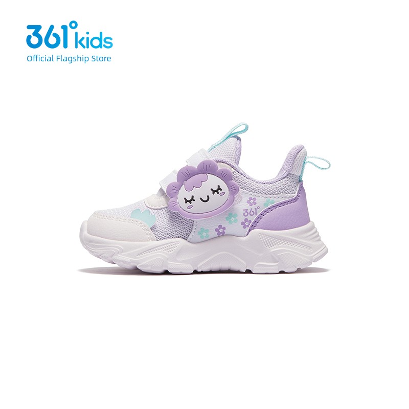 361 Degrees Children's Shoes for Girls, Toddler Shoes, Autumn New Model, Girls' Sports Shoes, Breathable Mesh Baby Shoes — 2