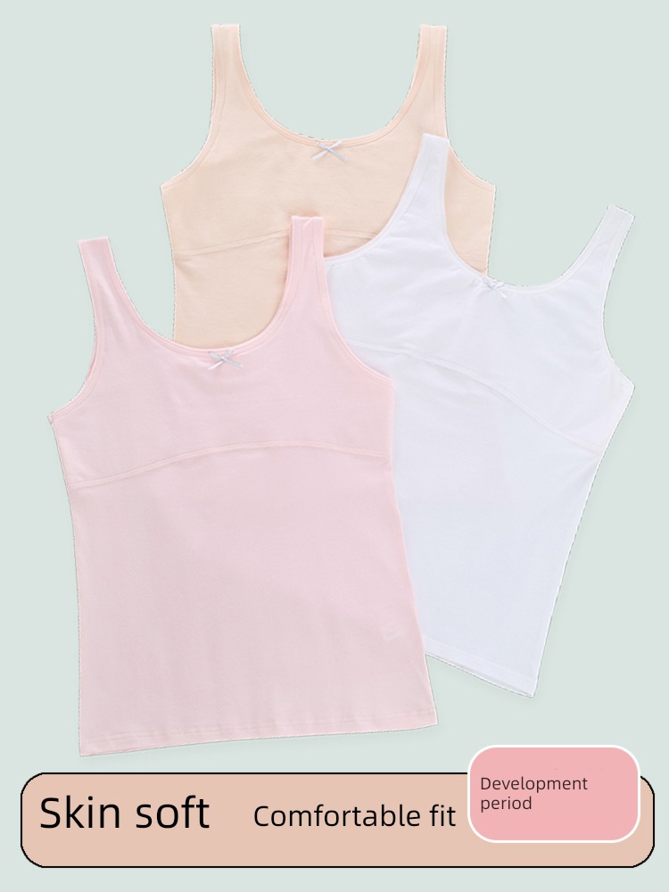 summer pupil girl pure cotton Eldest child 12 year Underwear