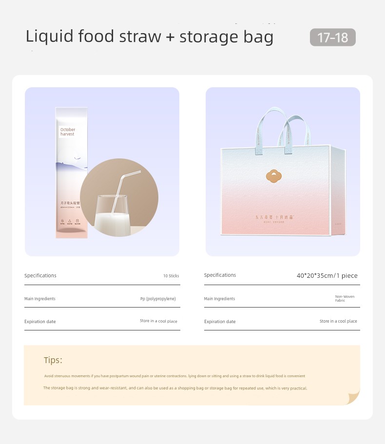 【Abdominal Band Version】October Crystal Maternity Package: Hospital Admission Maternal and Child Set, Maternity and Postpartum Supplies — 15