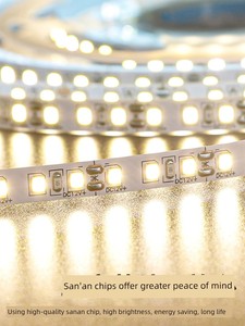 24V Led Flexible Light Strip Self-Adhesive Linear Light Embedded 12V Linear Light Channel Ceiling Three-Color Dimming 28