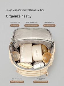 Ying's Mommy Bag: Lightweight and Stylish Double-Shoulder Bag for Outings with Baby, New Portable Large-Capacity Mommy B