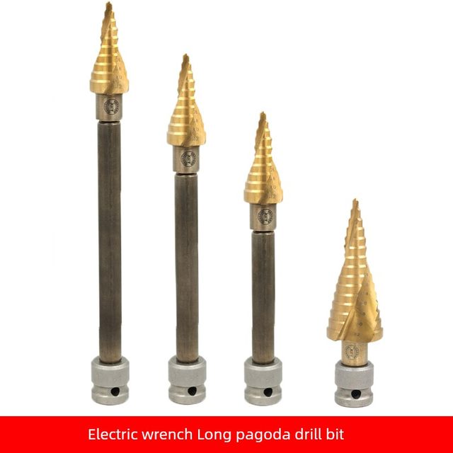 Baota drill bit electric wrench conversion head lengthening woodworking hole opener multi-function template hole punching and reamer