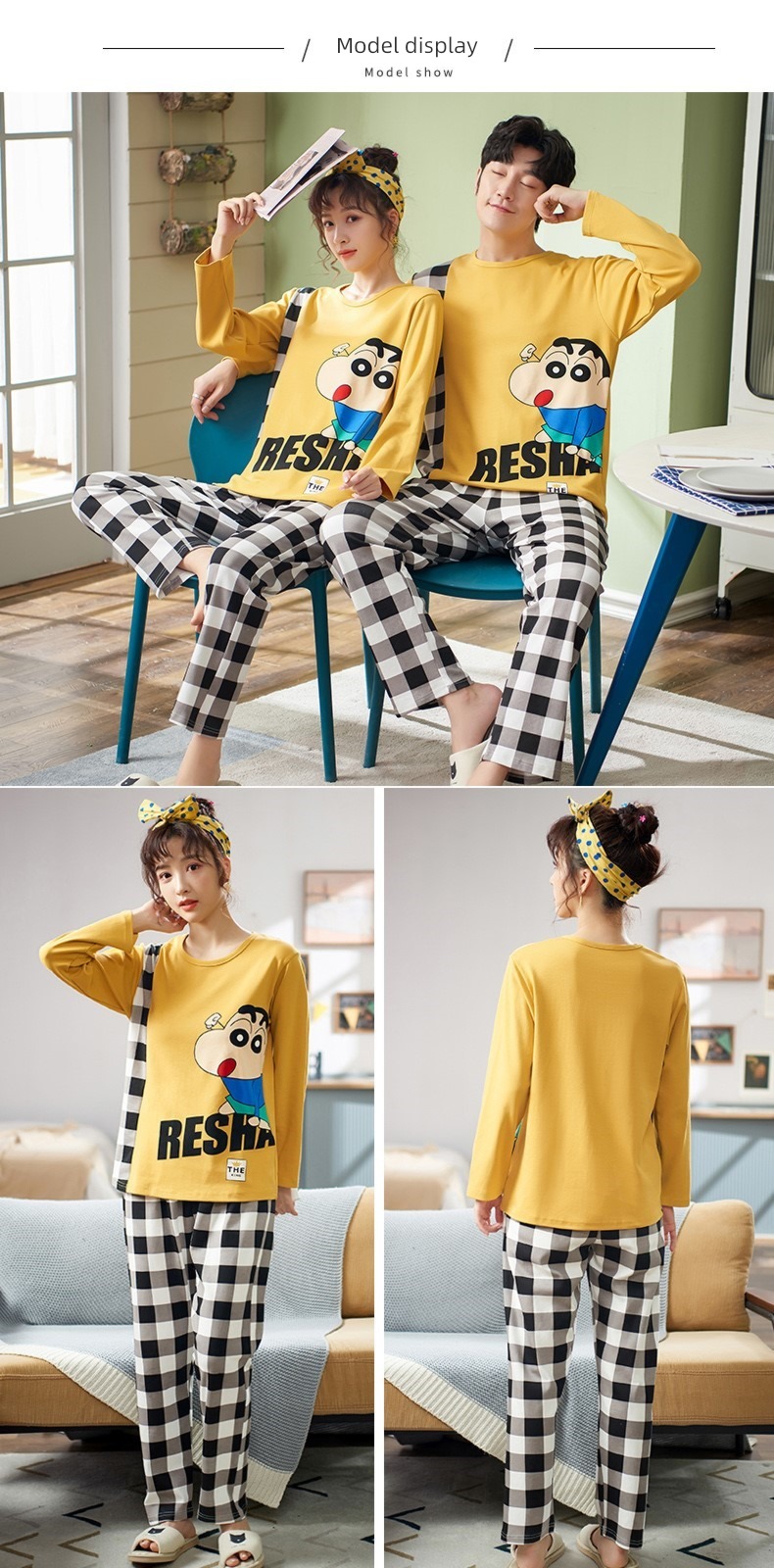 300 Jin men's wear lovers All cotton the fat pajamas