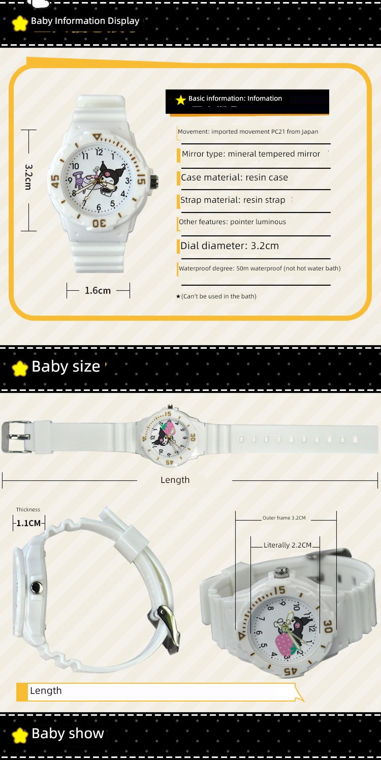 Kuromi Kulomi customized waterproof lovely Cartoon