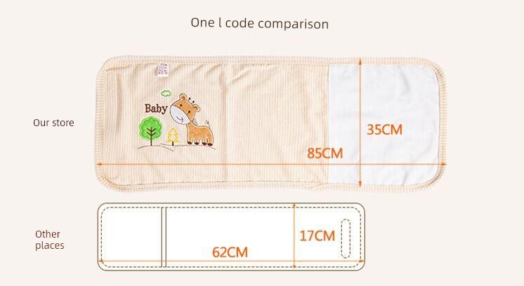 Baby Belly Protector, Infant Belly Protector, Pure Cotton Belly Protector, Bellyband, Autumn and Winter Anti-Cold, Warm Belly Wrap, Anti-Kick Cover — 9