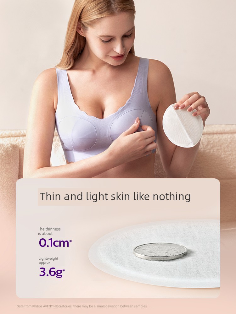 Philips New Security Spill Pads Breastfeeding Postpartum Disposable Silk Breathable Milk Leak-Proof Pad Breast Pad 100 Pieces — 4