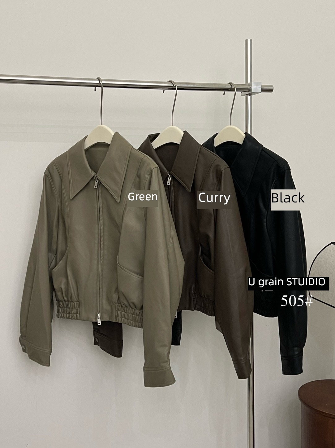 loose coat female have cash less than that is registered in the accounts easy the republic of korea Dongdaemun leather clothing