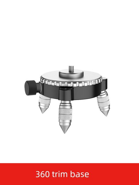 Level meter fine-tuning base wall meter floor meter rotating triangle universal adapter chuck 12-wire bracket accessories