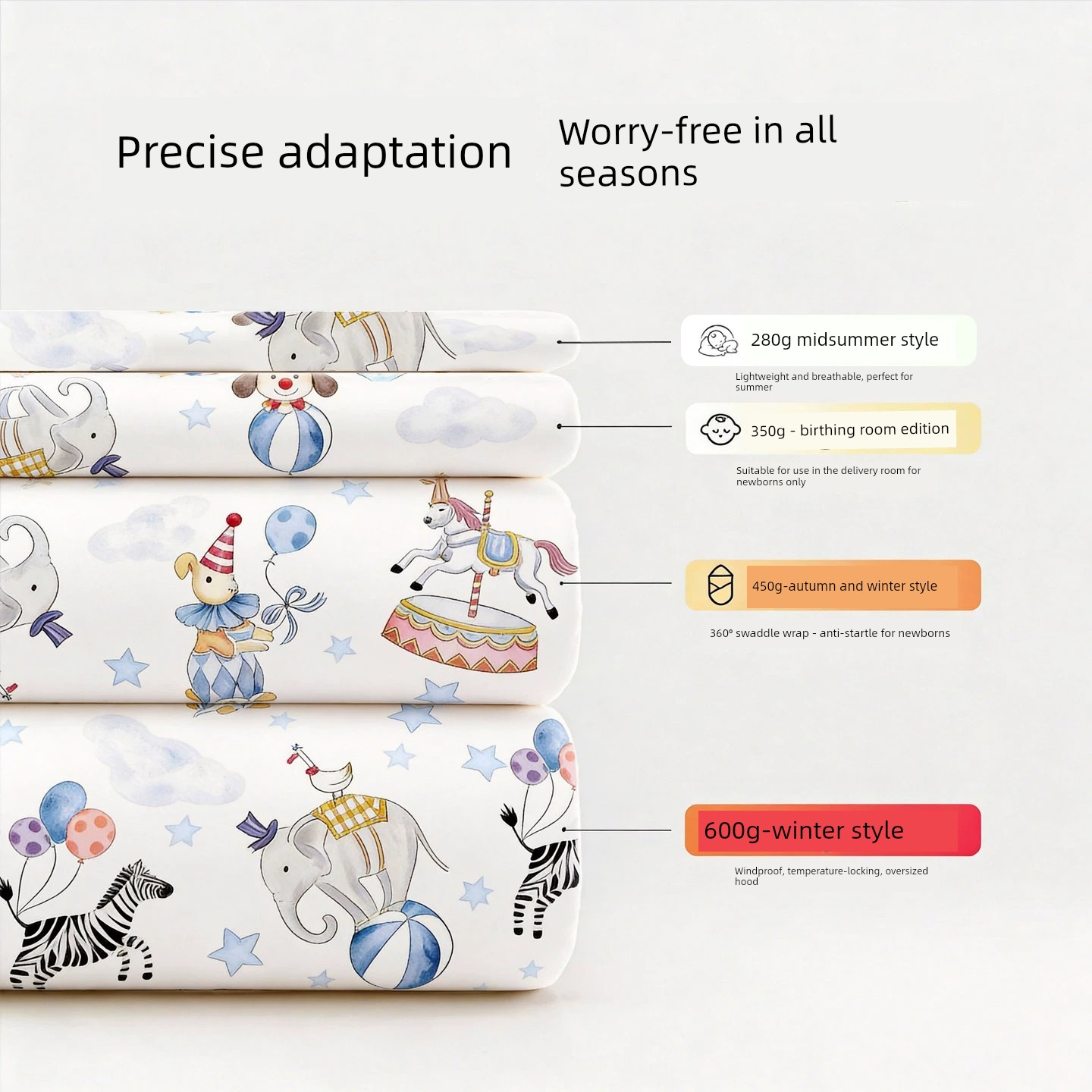 Maternity Bag, Complete Set of Newborn Baby A-Class Pure Cotton Clothes, Essential Newborn Supplies for Hospital Admission in October — 4