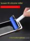 Mobile phone screen film roller, polarizer, OCA screen press manual silicone roller, anti-static soft rubber
