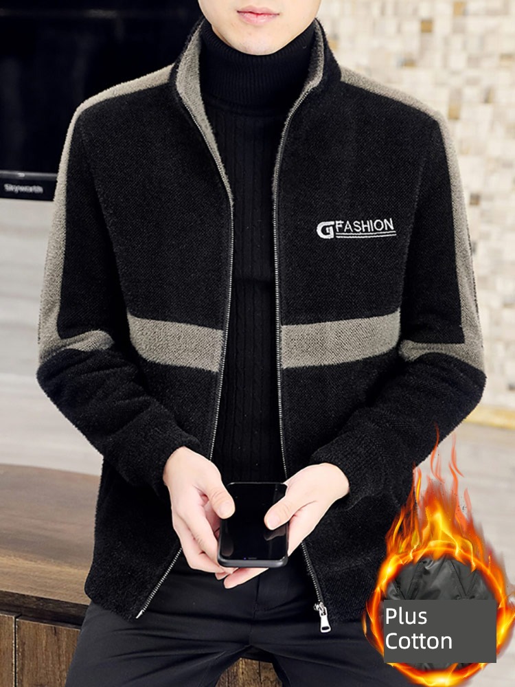 Spring and Autumn woolen overcoat winter clothes Ferret loose coat