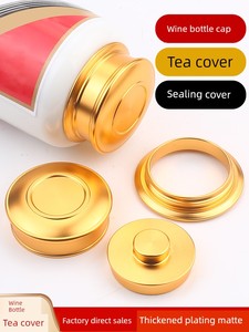 Tea Can Sealed Cover Ceramic Cutting Wine Bottle