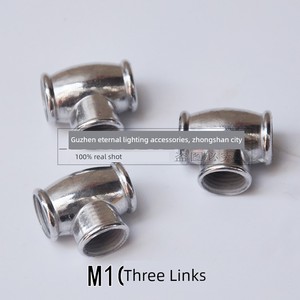 Flexible Hose Gooseneck Connector Adapter Led Accessory Extension Hose M10*1 Threaded Tee Pipe Internal Thread Pipe