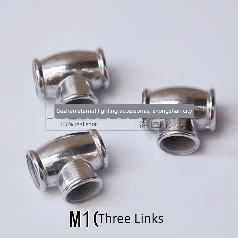 Flexible Hose Gooseneck Connector Adapter Led Accessory Extension Hose M10*1 Threaded Tee Pipe Internal Thread Pipe