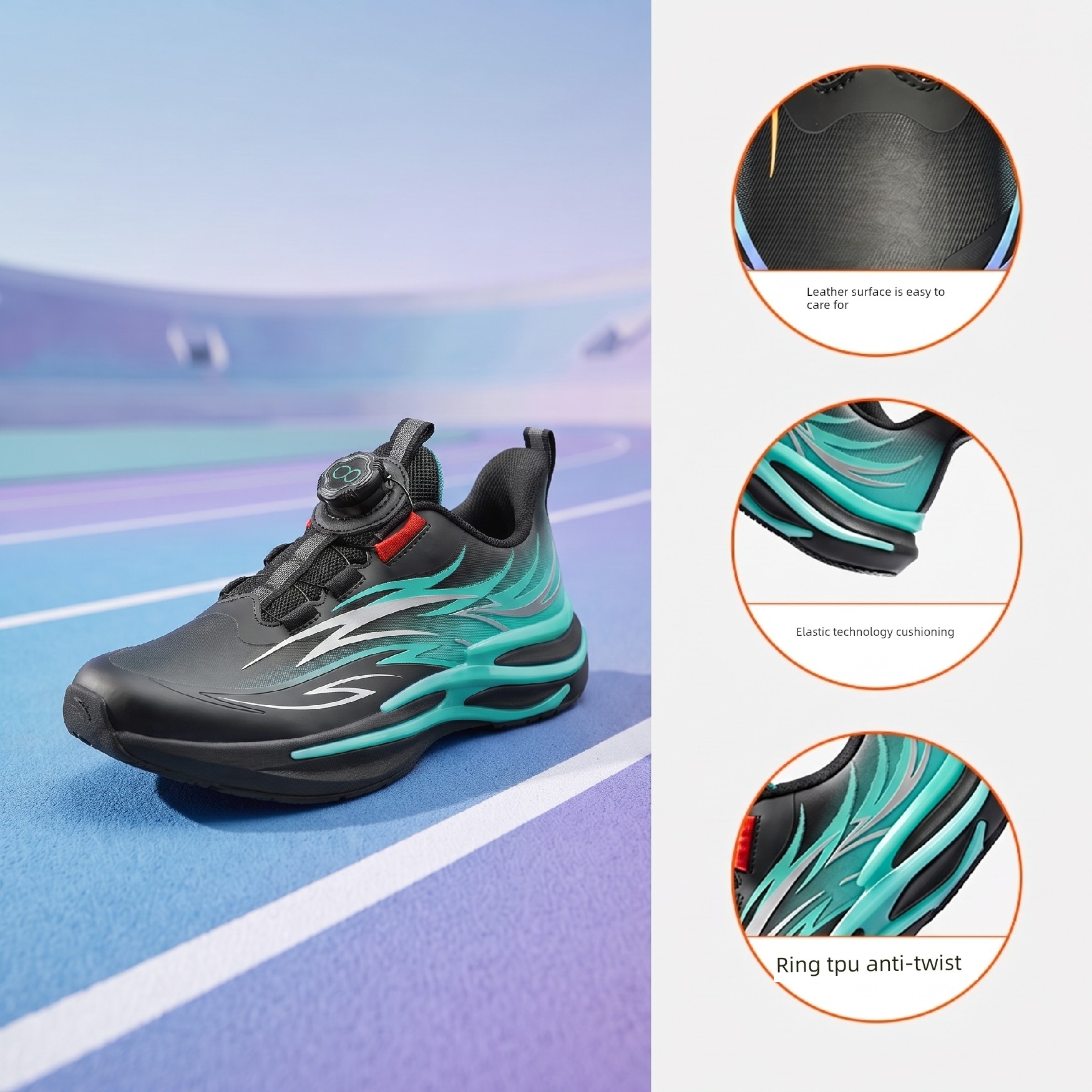 Red Flame | Anta Running Shoes 2026 Autumn New Sports Shoes Children's Shoes Boys and Girls Running Shoes Trendy and Cool for Teenagers — 7
