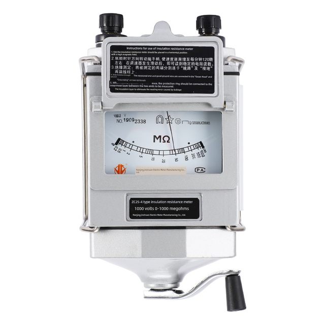 Nanjing Jinchuan ZC25-3 Megohmmeter 500V1000V2500v Electrician Shake Meter ZC-7 Insulation Resistance Tester