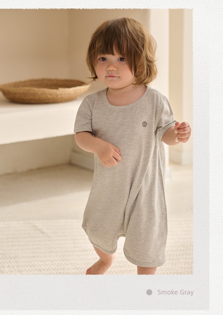 Nest Designs Monk Baby Rompers Short Sleeve — 15