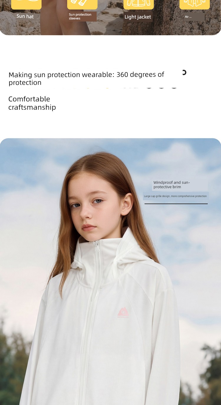 [Same Style as in the Mall] Balabala Girls' Sun Protection Clothing, Kidsren's Jacket, 2026 New Summer Cool Top — 14