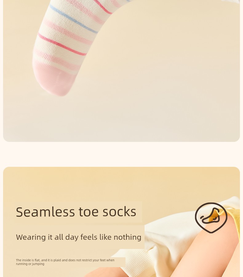 Children's Socks, Pure Cotton Socks, Girls' Baby Autumn Thin Breathable Long Socks, Little Girls' High Tube Autumn Cotton Socks, Kidsren's Socks — 14