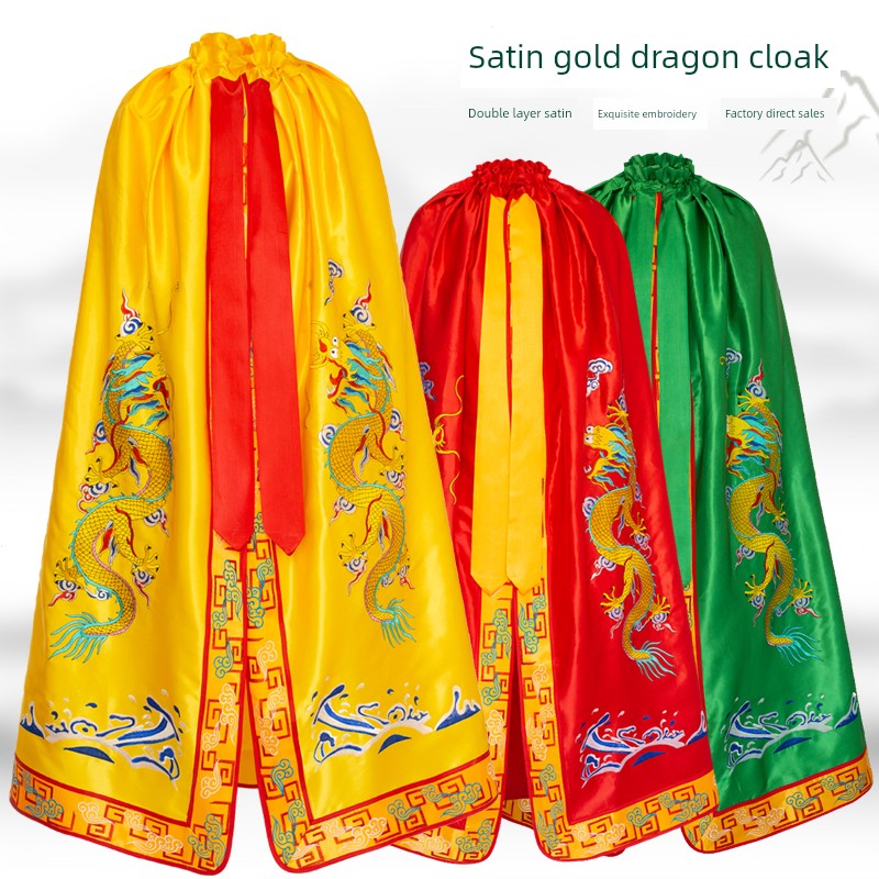 Embroidered Buddha Robe, Dragon Robe, Deity Embroidered Robe, Guanyin Bodhisattva, Guan Gong, God of Wealth, City God Robe, Offering Robe, Buddha Robe