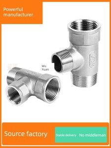 304 Stainless Steel Reducing Outer Internal Three Links Save Tee Joint Internal Thread Tee Adjustable Joints 1 Minute Ch