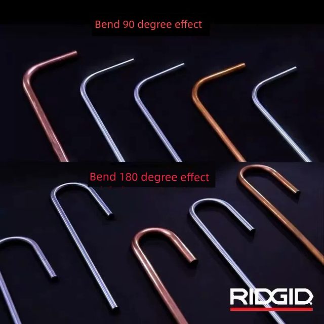 美国RIDGID里奇弯管器手动600不锈钢管无缝管卫生管仪表管折弯机