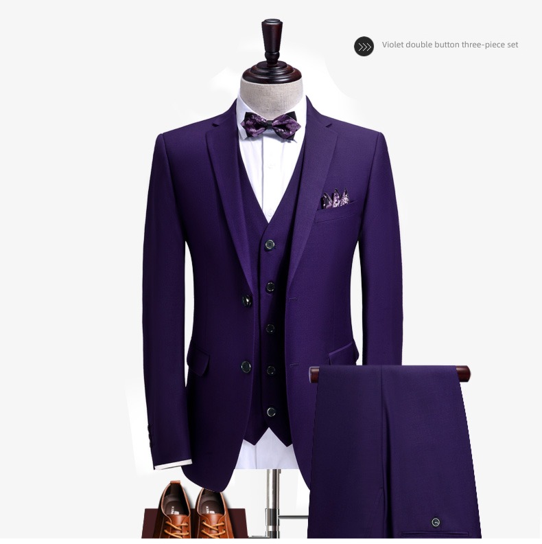 man Korean version Self-cultivation groomsman marry man 's suit suit
