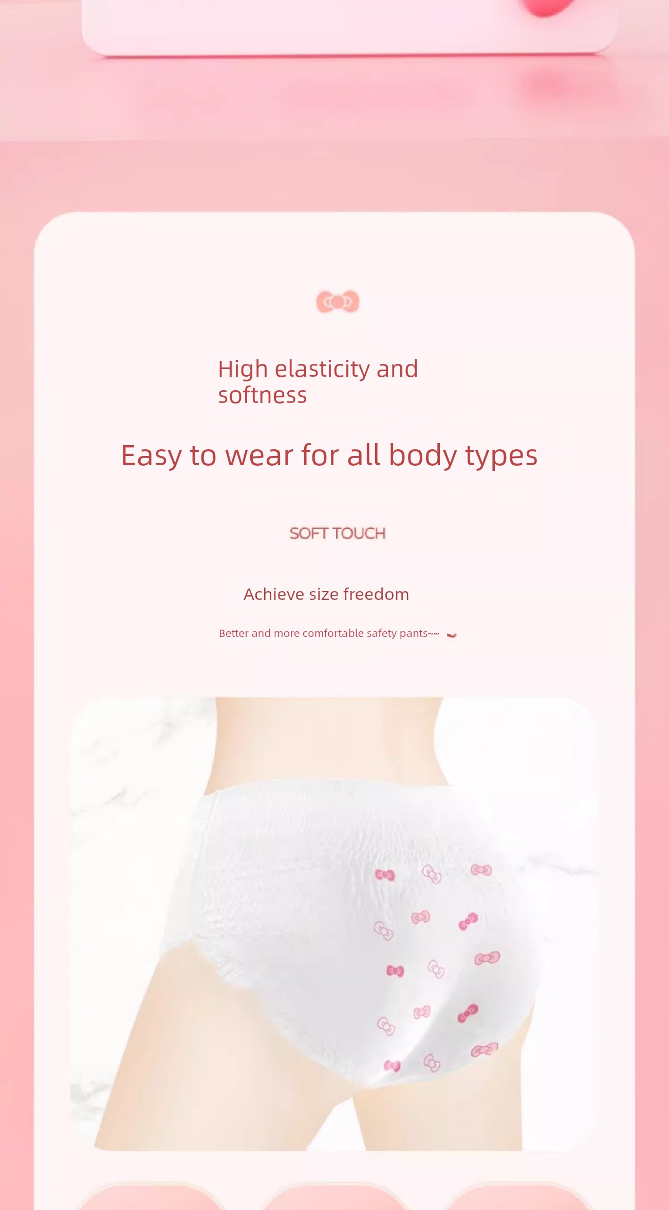 Large Pack of Women's Sleep Pants, Menstrual Protection Pants, Anti-Leakage Sanitary Napkins, Safe Night Pants, Maternity Pull-Up Pants — 6