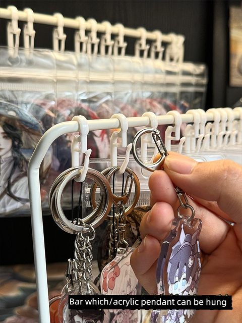 Liumabaji display rack multi-layered storing cabinet storage good items key chain vertical sign hanging rack box