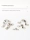 Thickened 304 stainless steel clip horse riding card tube card U-shaped card fixed buckle saddle card Ohm card wire pipe water pipe card