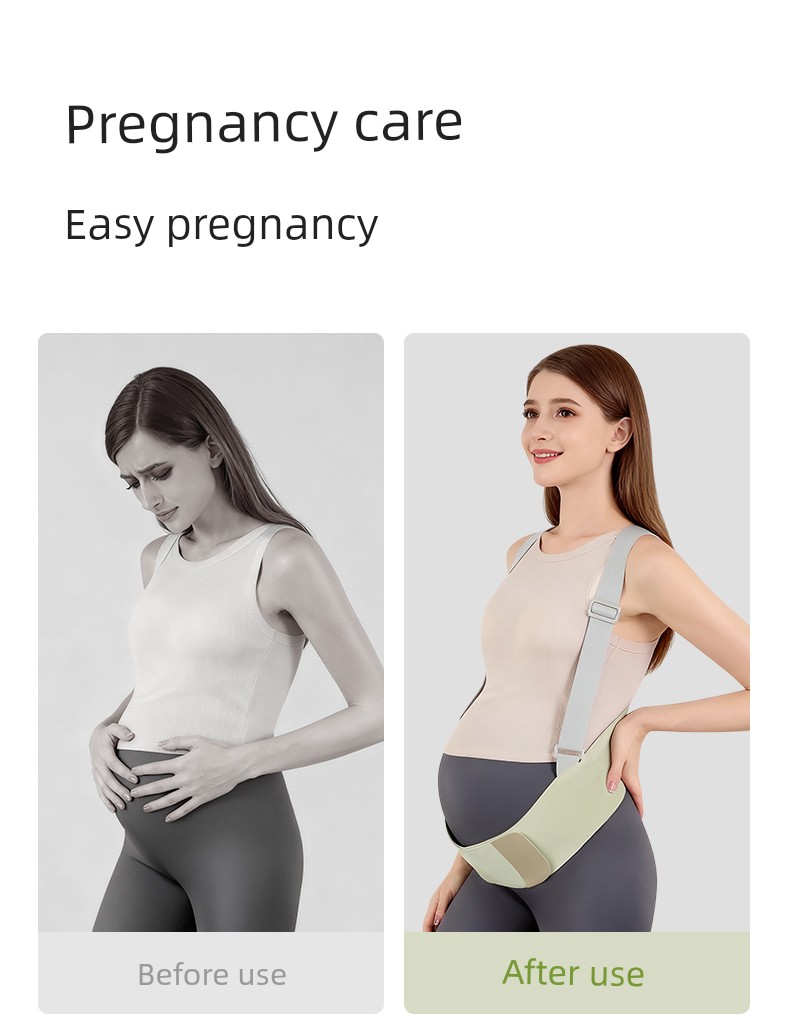 Belly Support Belt for Pregnant Women, Suitable for Mid and Late Pregnancy, Multifunctional, Invisible, Breathable, Medical-Grade Belly Support Belt, — 8