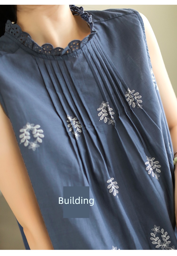 Dale Minority Design money vest Retro Embroidery Lace
